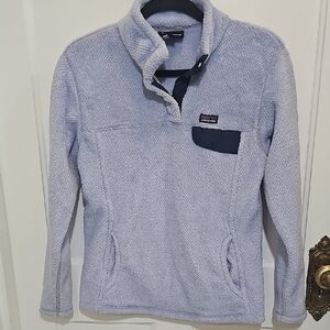 Patagonia Lavender Cowl Neck Sweater